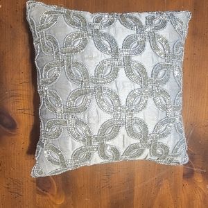 Pier 1 Imports sequined square pillow . Never used and in great condition